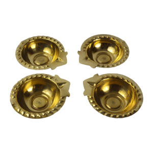 Brass Mani Dweepa Varnana Diyas 4 Pcs